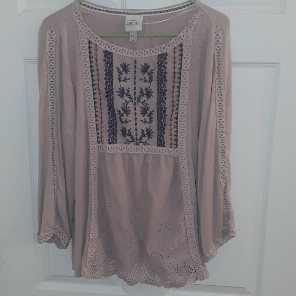 Pale pink tunic